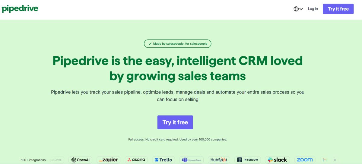 Pipedrive CRM